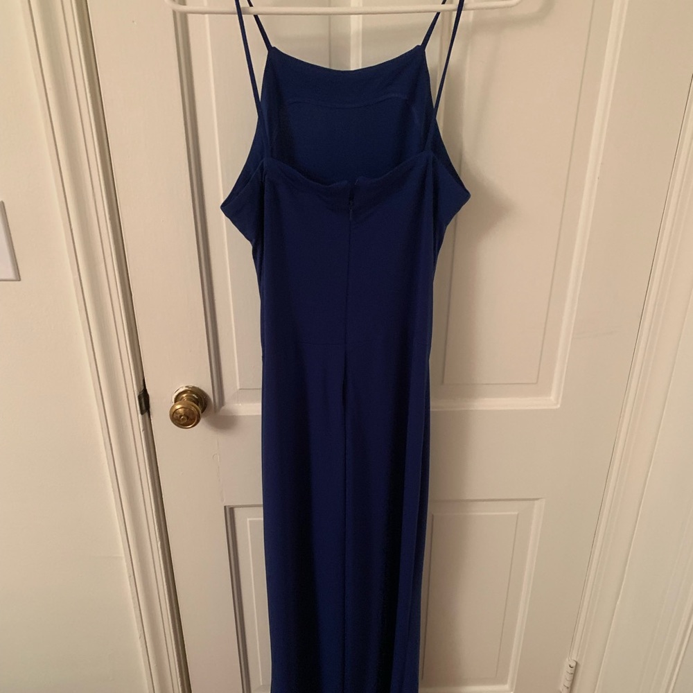 Blue jumpsuit
